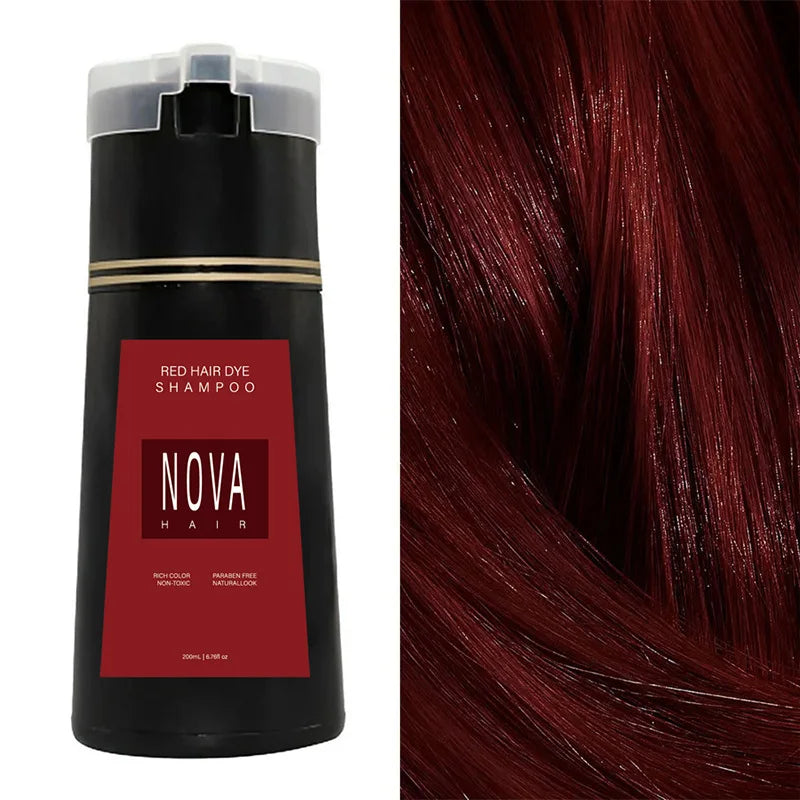 Hurtigfarvende shampoo til strålende hår på 10 minutter