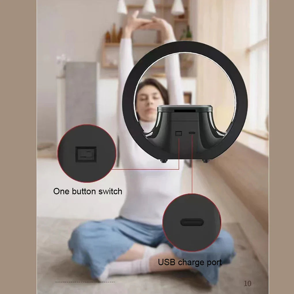 Aromaterapi Diffuser Bluetooth Beroligende Lyde Natte Lys Lampe