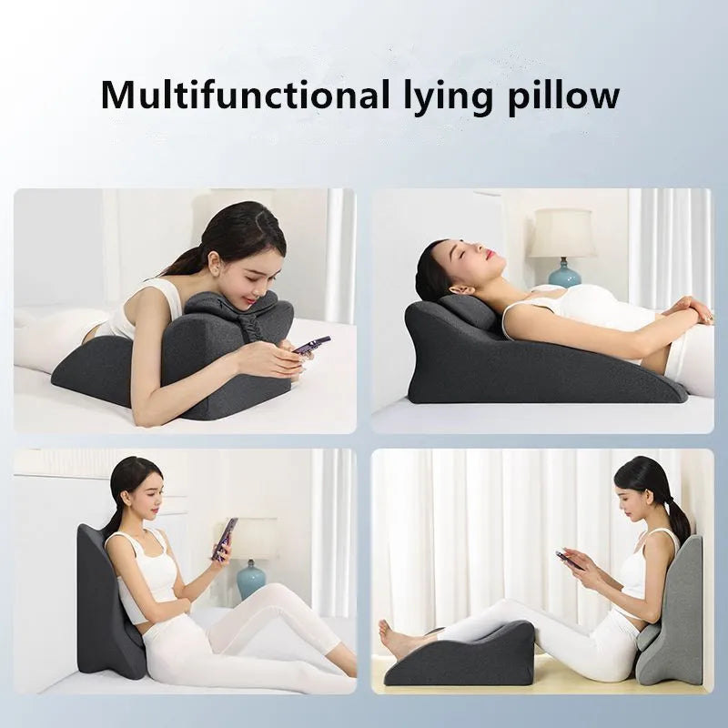 Justerbar lig-på-sengen multitask pude