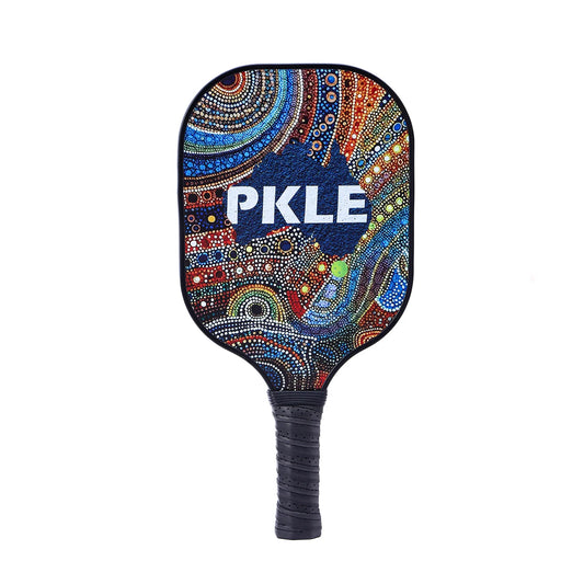 3-lagspaddelracket i kolfiber för padeltennis, bärbar med EVA-yta