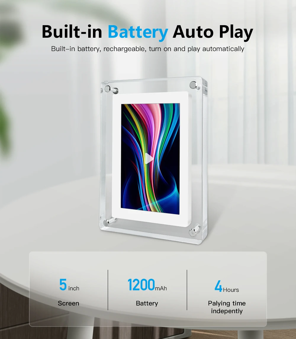 Digital videofotoramme | HD Memory Frame