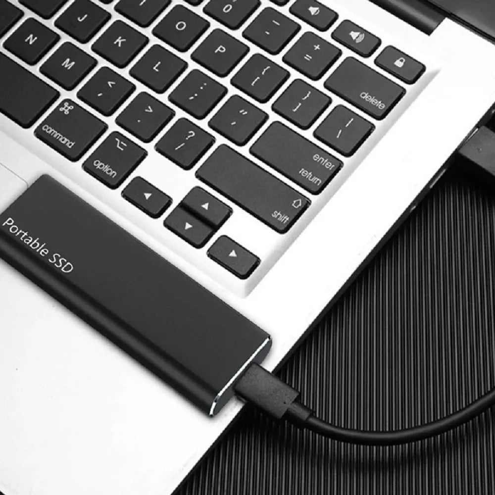 Bærbar Ekstern SSD - Lynhurtig USB 3.1 Type-C, 4TB