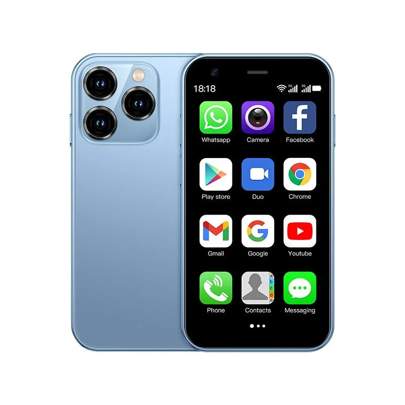 Mini-smartphone för barn med fokus på säkert lärande och lek.