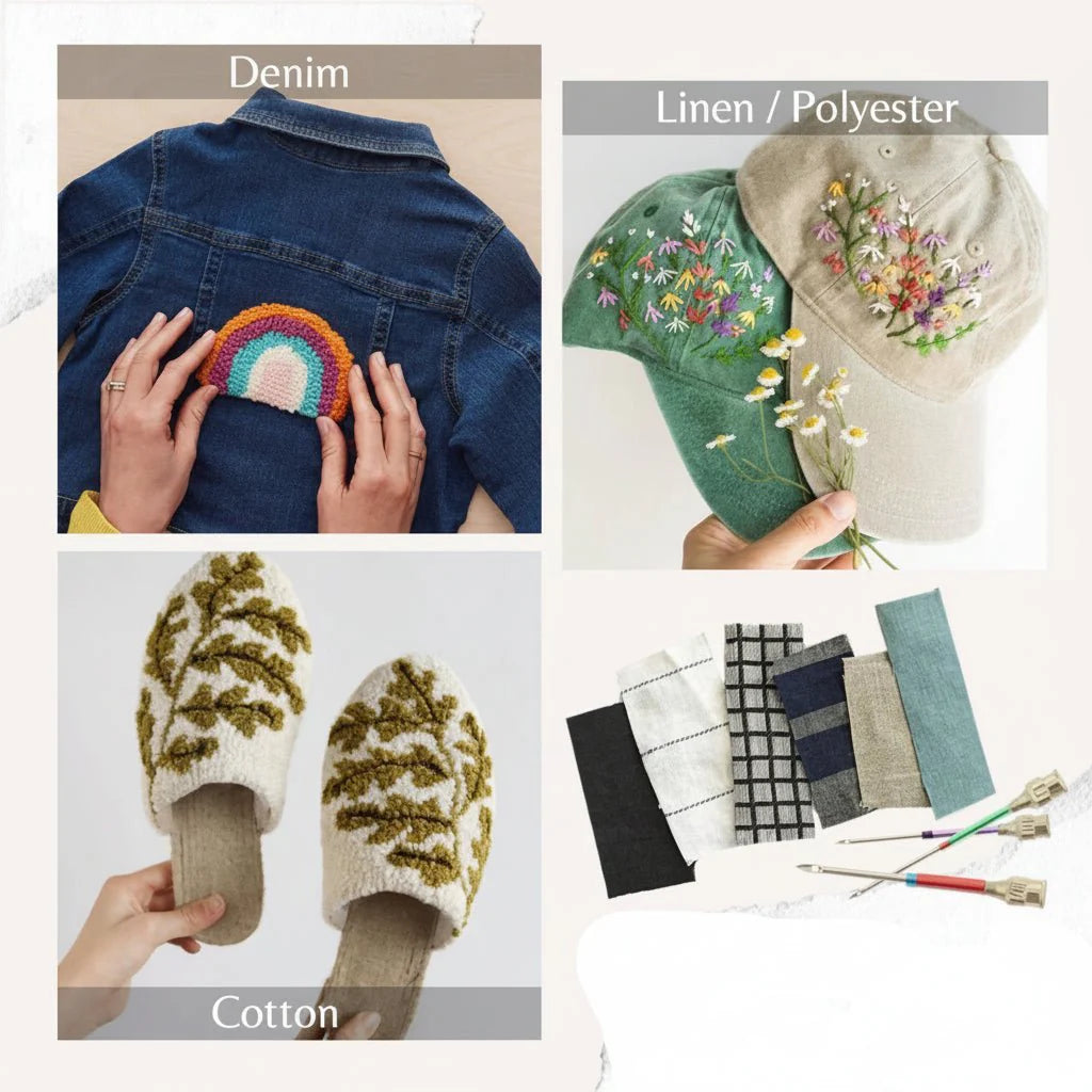 Broderisæt med Punch Needle – Ergonomisk og Holdbart Design