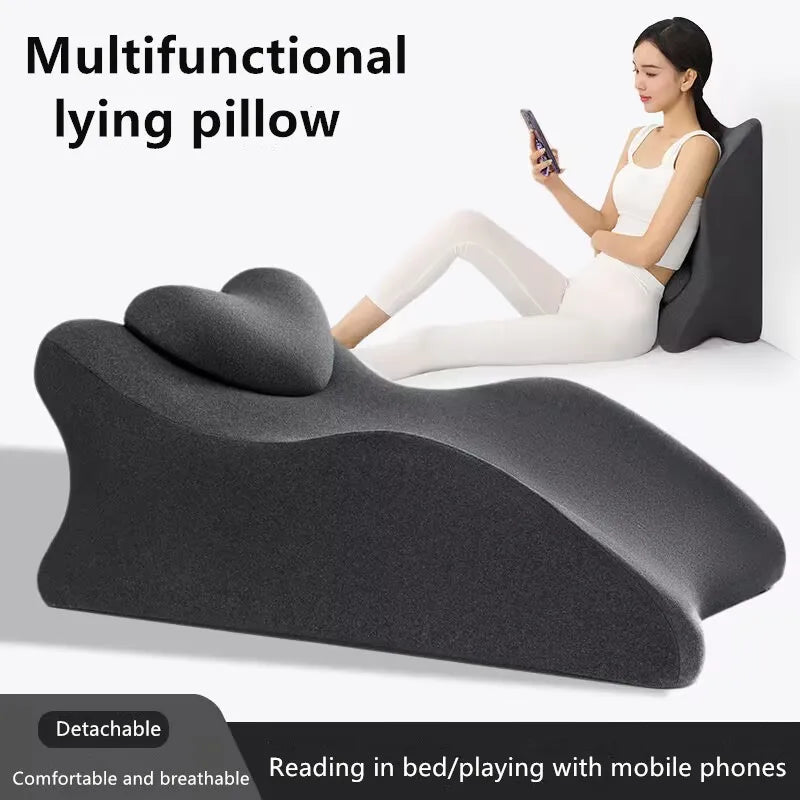 Justerbar lig-på-sengen multitask pude