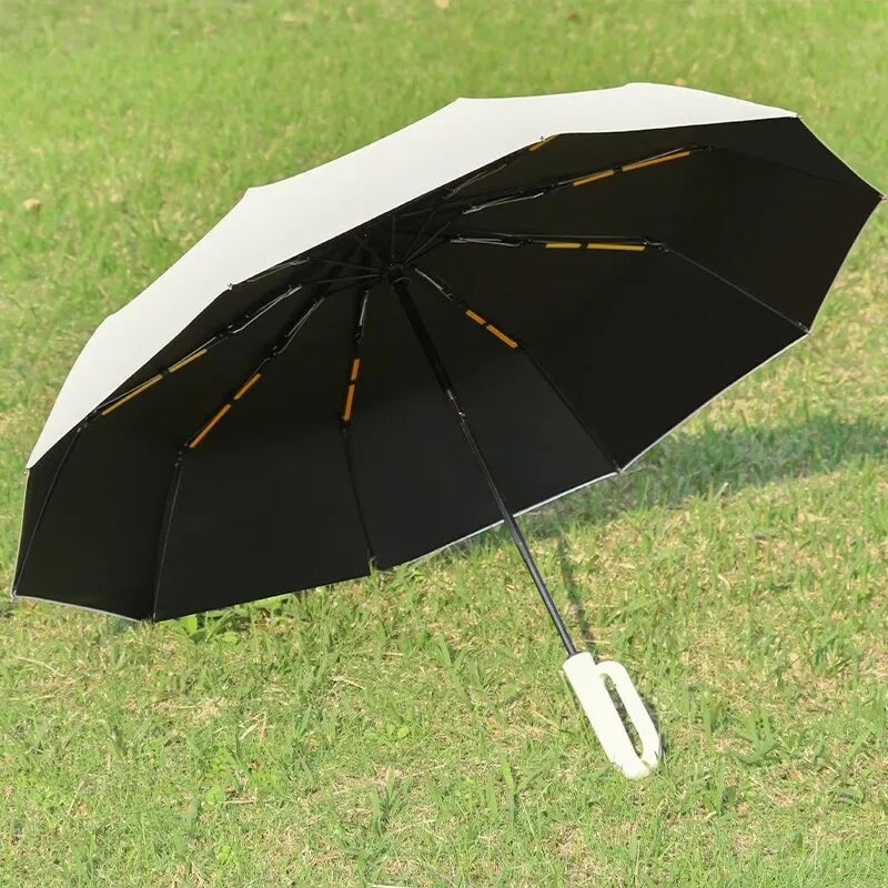 Stormsäker Automatiskt Paraply | Vikbart och UV-Skyddande