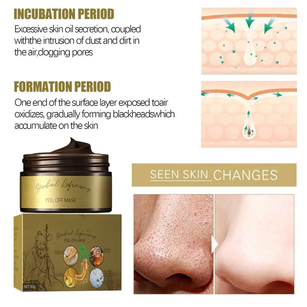 Svart Te Ansikts Peel-off Mask