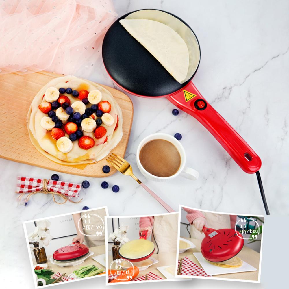 Bärbar elektrisk Panda-Crepe maskin