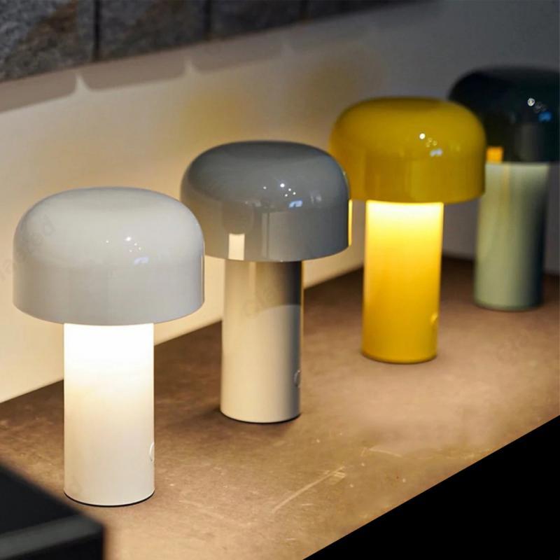 Bærbar LED Bordlampe med Touch & USB Opladning