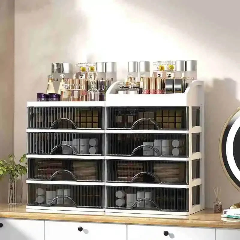 Gennemsigtig Makeup Organizer i Akryl - Klar Design
