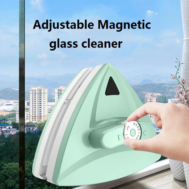 Magnetisk Dobbelt-Sidet Justerbar Vinduesrenser Gadgeten