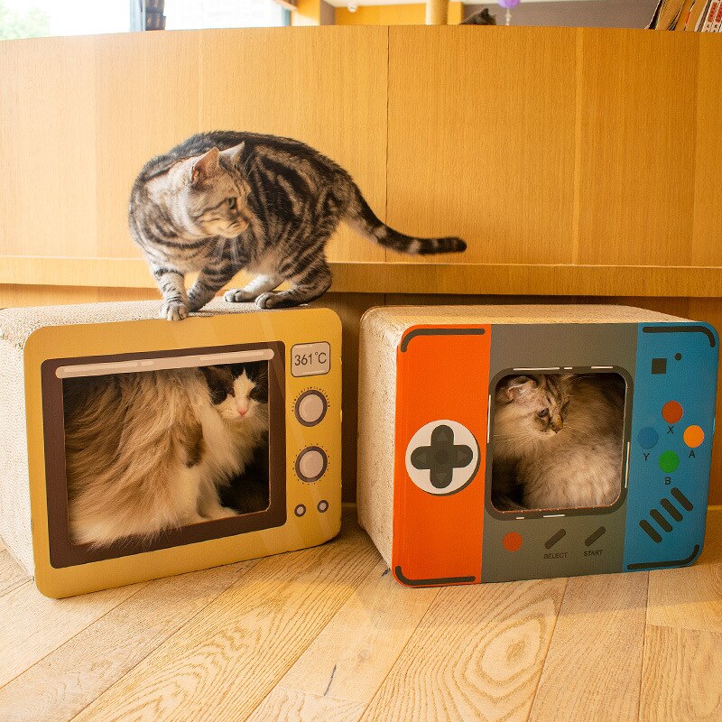 DIY Vintage Kat Kradsebræt Seng