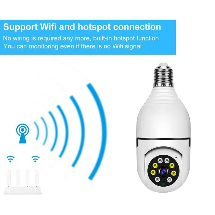 WIFI Kamera med Glühbirne