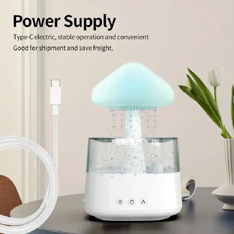 Cloud Rain Forest Aromaterapi Luftfugter Lampe