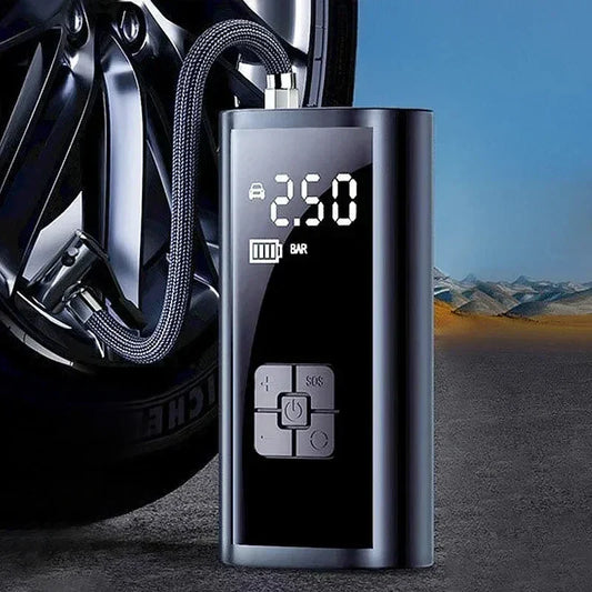 Batteridriven luftkompressor | 150 PSI | Kompakt design | 6000mAh