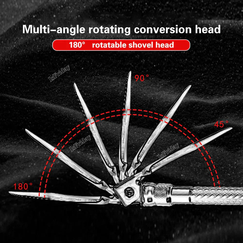 Multifunktionell utomhus camping spade