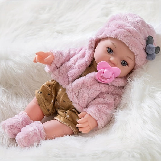 Livagtig Babydukke i Blød Silikone til Kreativ Leg