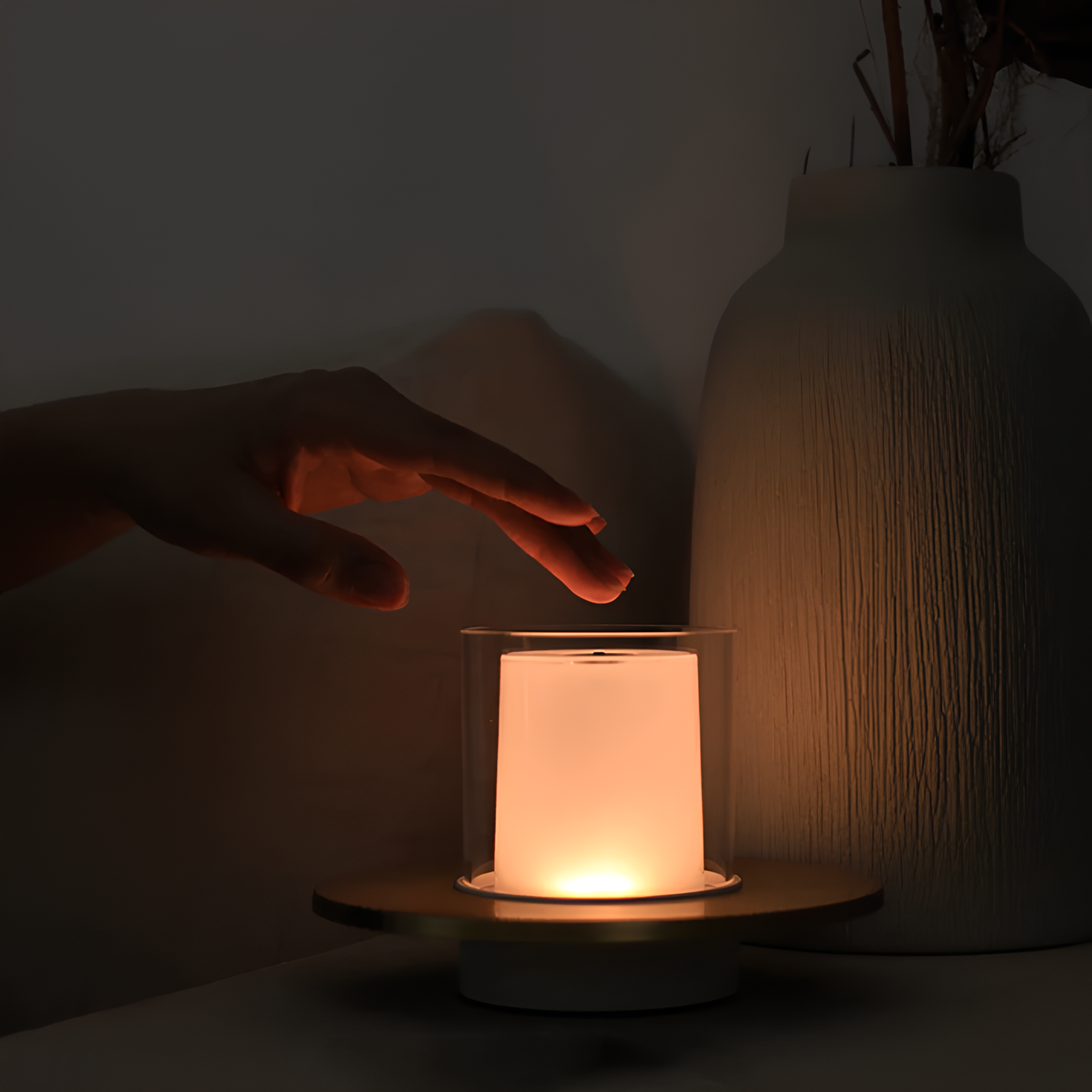 Elegant beröringstyrd bordslampa med justerbar ljusstyrka