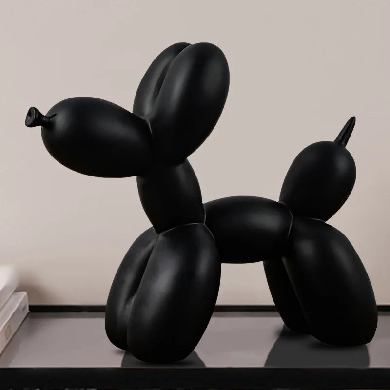 Moderne Ballon Hund Figur - Skandinavisk Stil og Charme