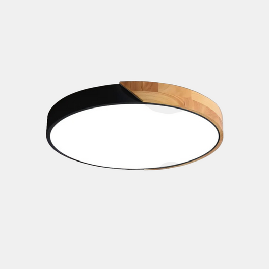Moderne LED Træloftlampe – Energibesparende Skandinavisk Design