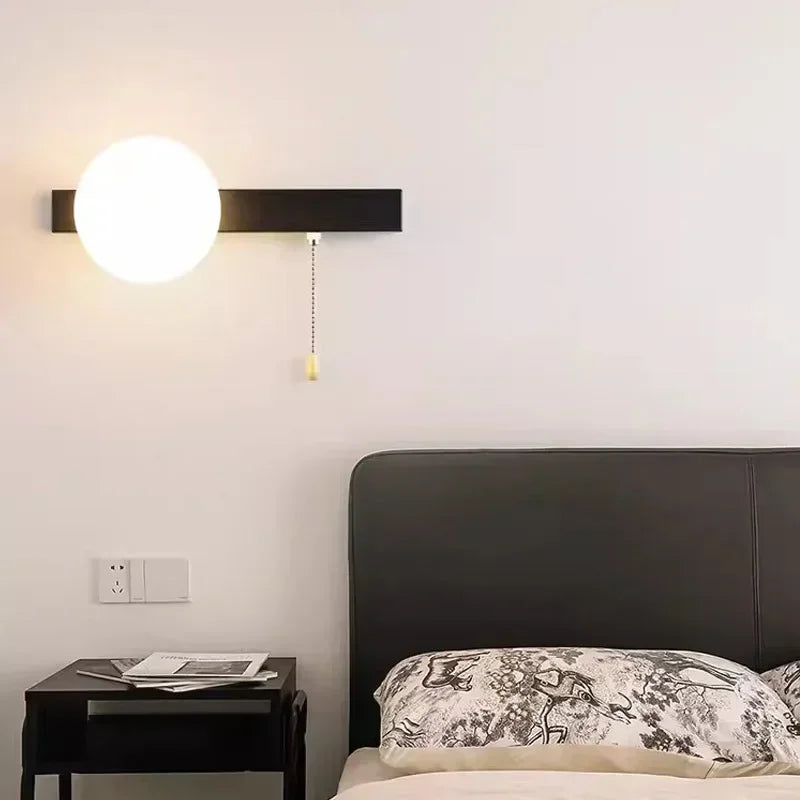 Elegant glasvägglampa – Skapa mysig stämning med mjukt ljus