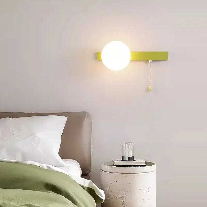 Elegant glasvägglampa – Skapa mysig stämning med mjukt ljus