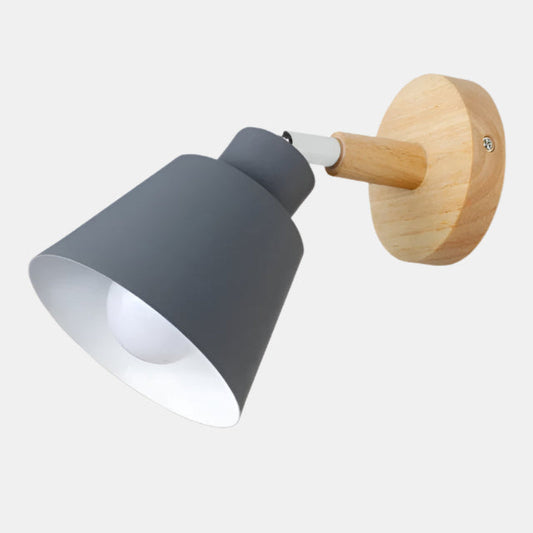 Elegant vägglampa med varmt LED-ljus för moderna hem