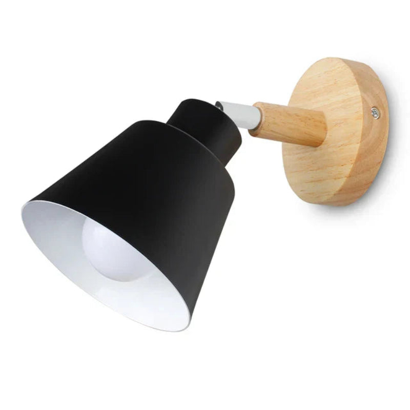 Elegant væglampe med varmt LED-lys til moderne hjem