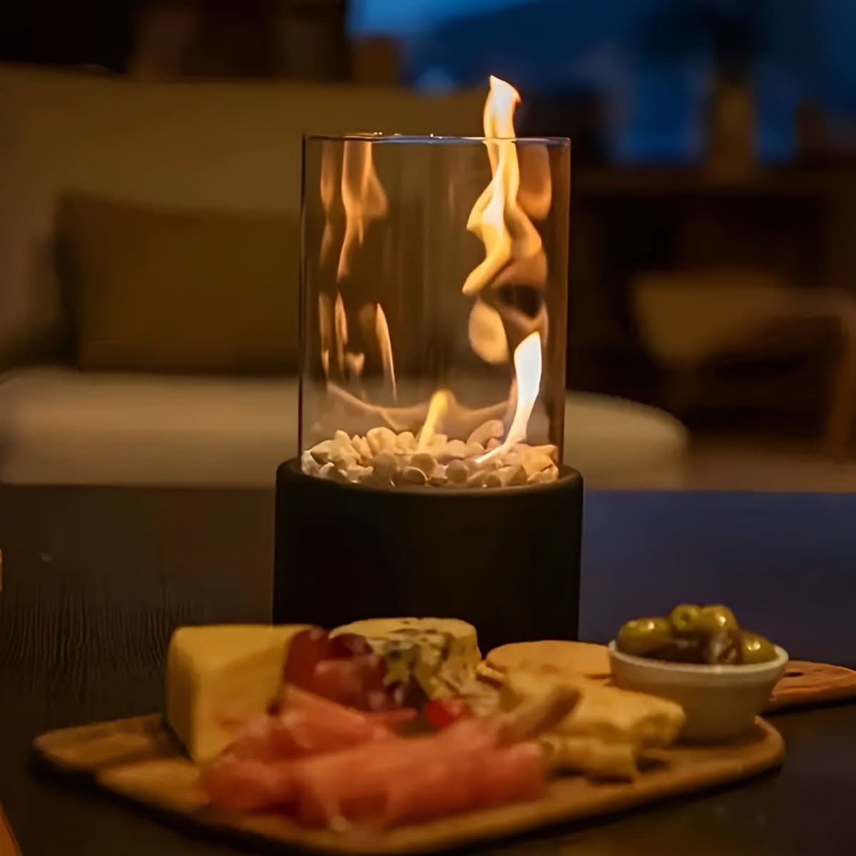 ElegantFlame – Rökfri bordsspis för inomhus- och utomhusbruk
