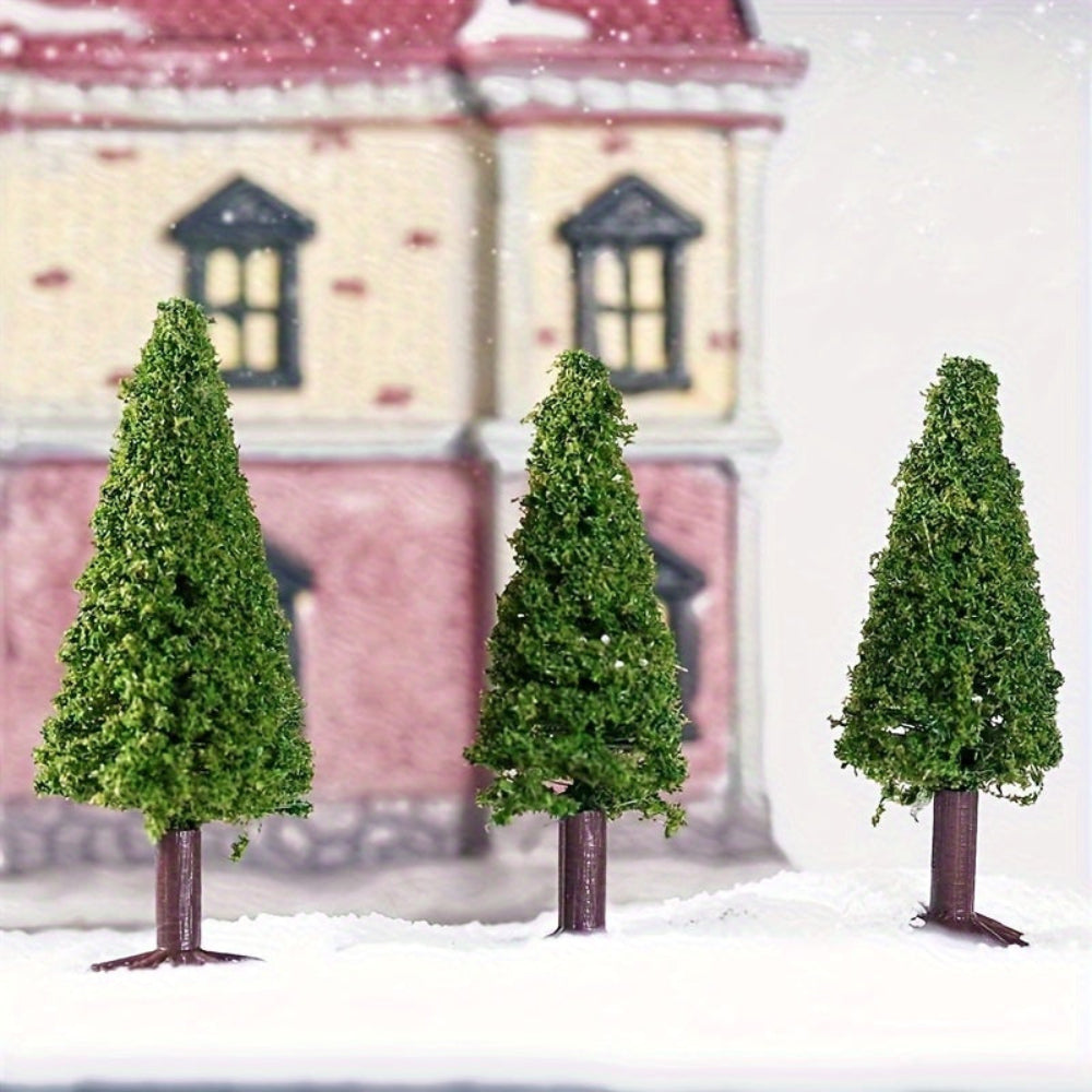 Festlig dekoration med lille juletræ til borddisplay