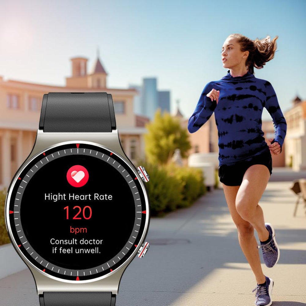 Avancerad Smartwatch med EKG och Blodtrycksmätare - Hälsa på Handleden