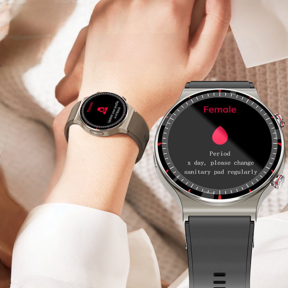Avancerad Smartwatch med EKG och Blodtrycksmätare - Hälsa på Handleden
