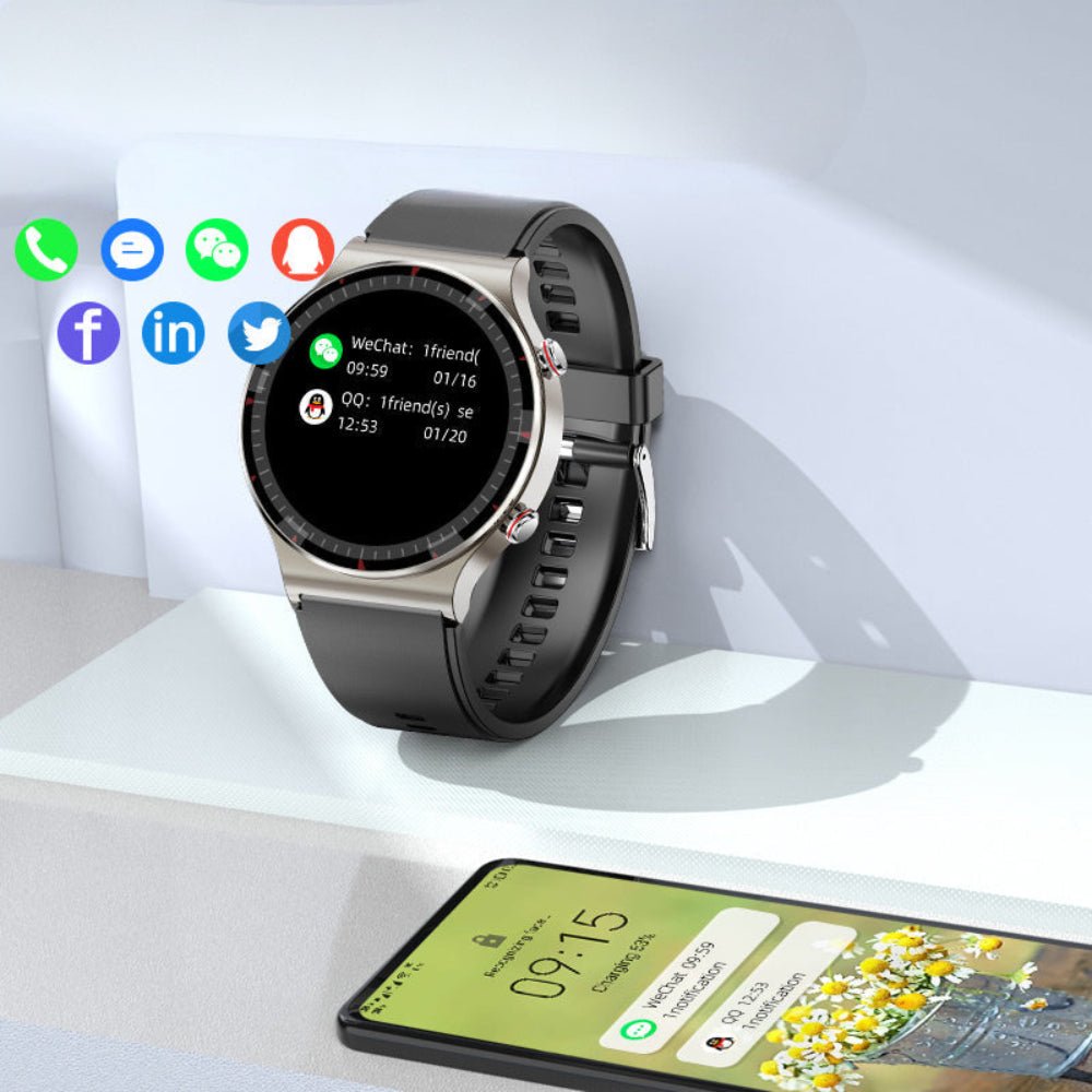 Avancerad Smartwatch med EKG och Blodtrycksmätare - Hälsa på Handleden