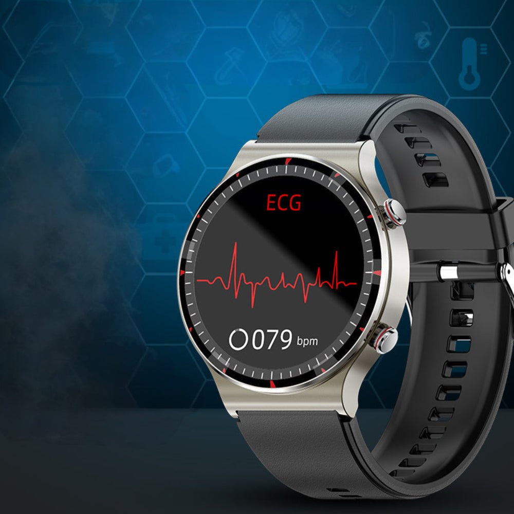 Avancerad Smartwatch med EKG och Blodtrycksmätare - Hälsa på Handleden