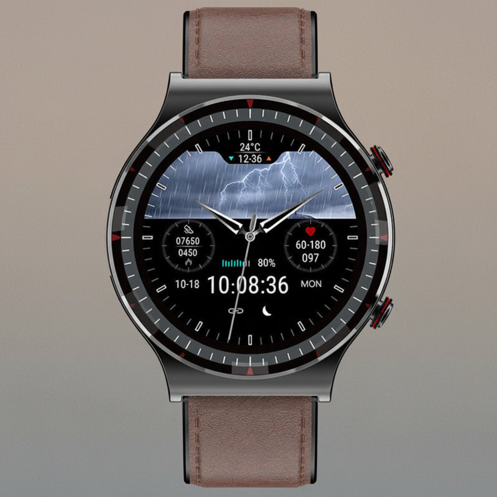 Avancerad Smartwatch med EKG och Blodtrycksmätare - Hälsa på Handleden