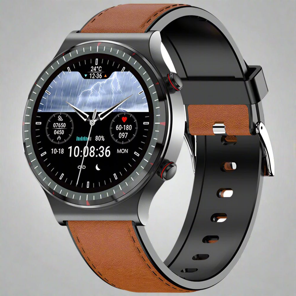 Avancerad Smartwatch med EKG och Blodtrycksmätare - Hälsa på Handleden