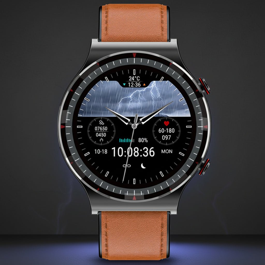 Avancerad Smartwatch med EKG och Blodtrycksmätare - Hälsa på Handleden