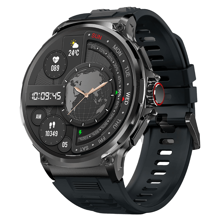Elegant Smartwatch med Digital Display og Bluetooth-forbindelse