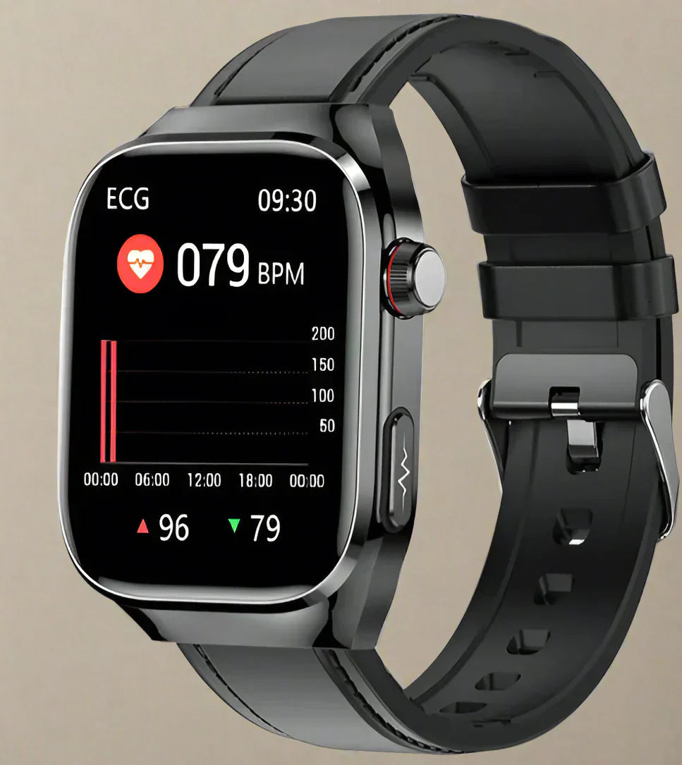 Smartwatch til Helbredsovervågning – EKG, AI & Multifunktionelle Målinger