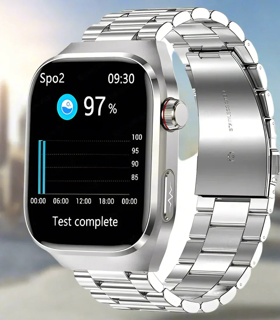 Smartwatch til Helbredsovervågning – EKG, AI & Multifunktionelle Målinger