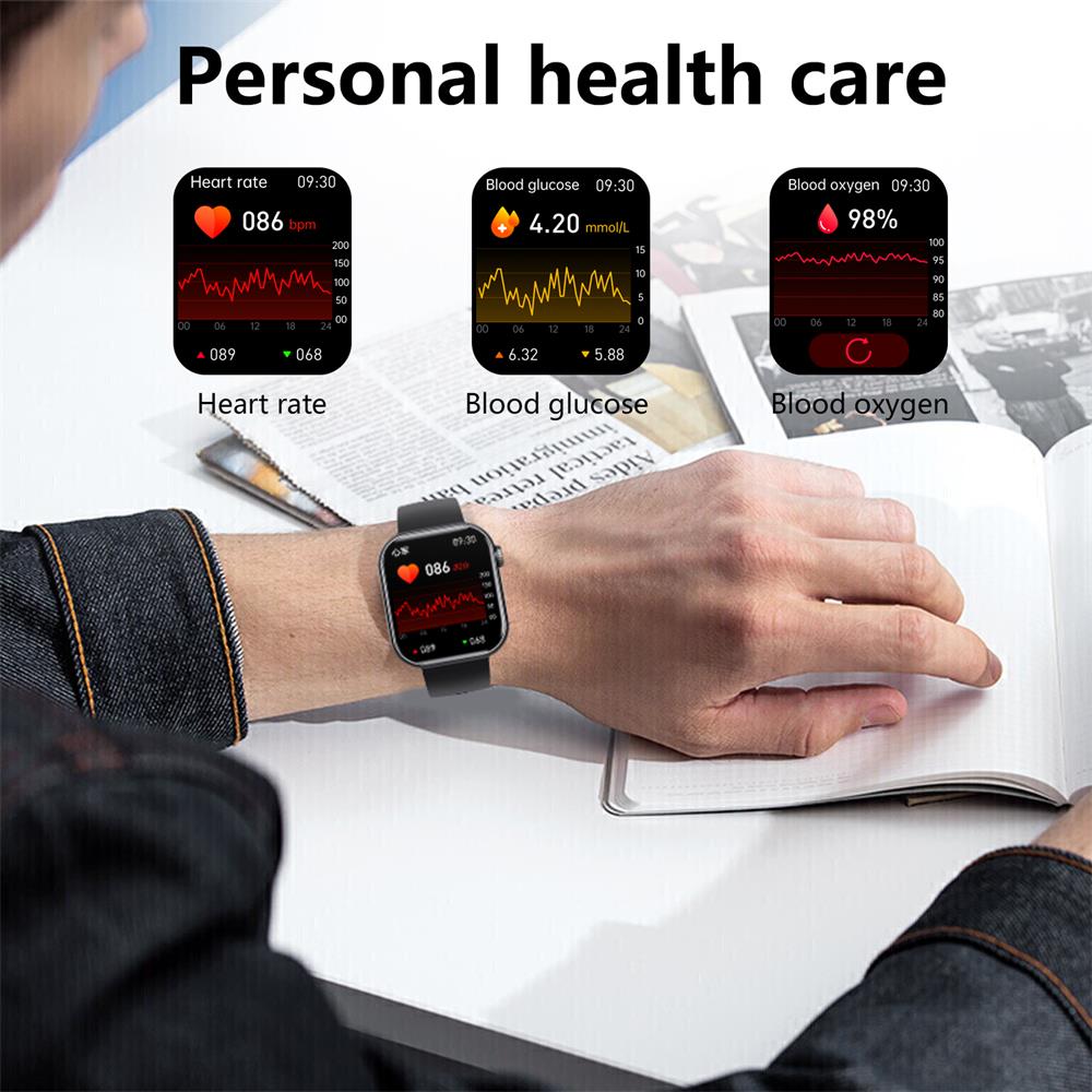 Smartklocka med Blodtryck & Fitness: Din Hälsoexpert