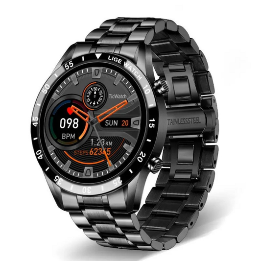 Multifunktionelt Smartwatch med Aktivitetssporing og Notifikationer