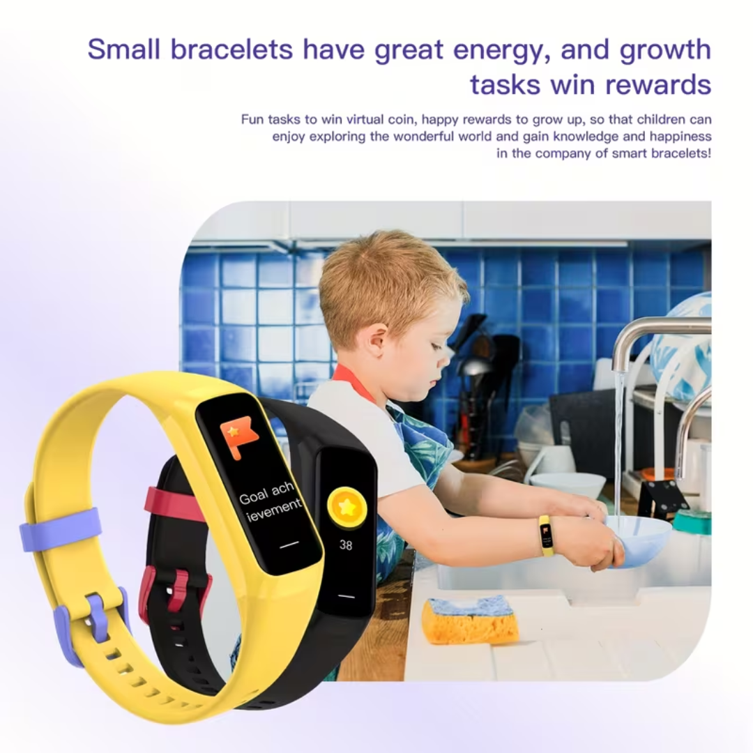 Børne-Smartwatch med AMOLED Skærm & Forældreapp