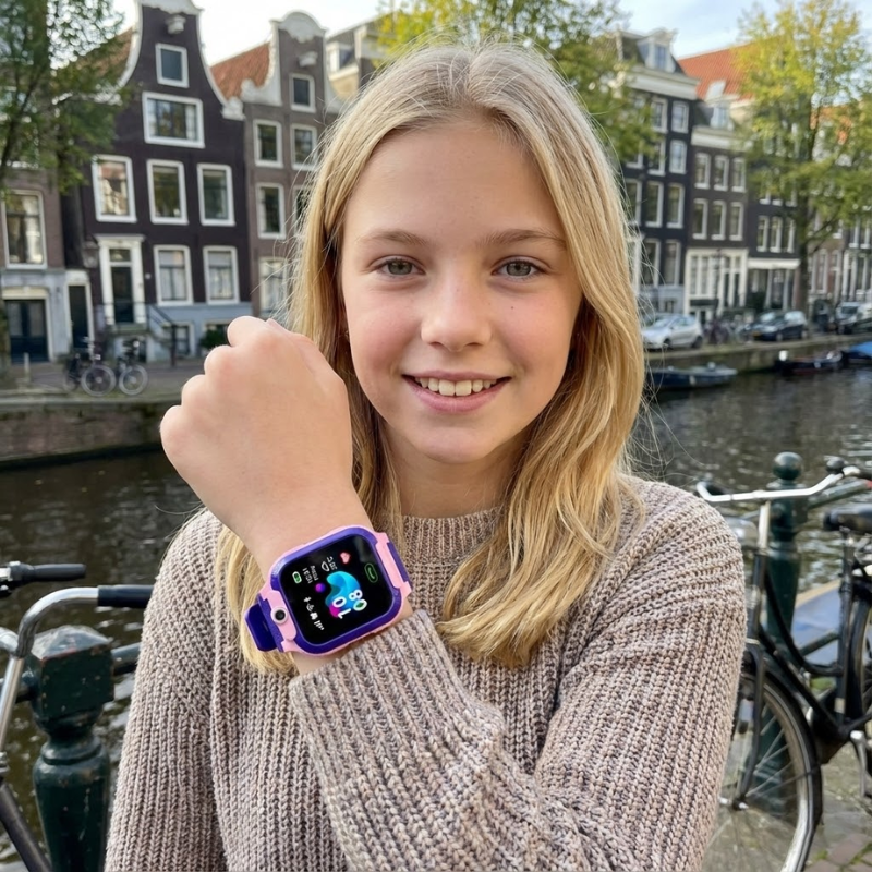 Børne-smartwatch med GPS og SOS - Sikkerhed og Sjov i Ét