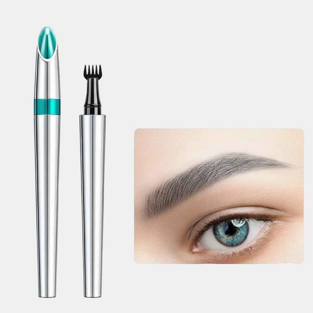 Vandtæt Øjenbrynspen med Microblading Effekt - Nem & Hurtig