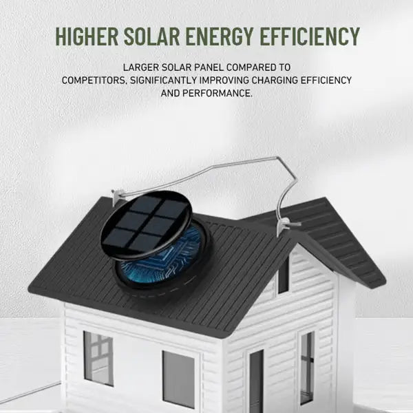 Solar Foderhus med LED – Lysende Havelampe & Foderstation