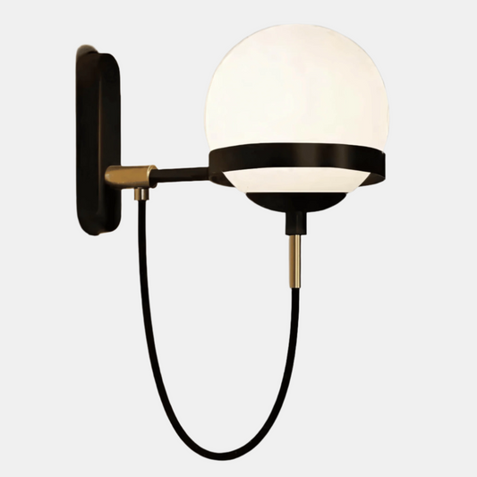Elegant LED-vägglampa med energisparande ljusdesign
