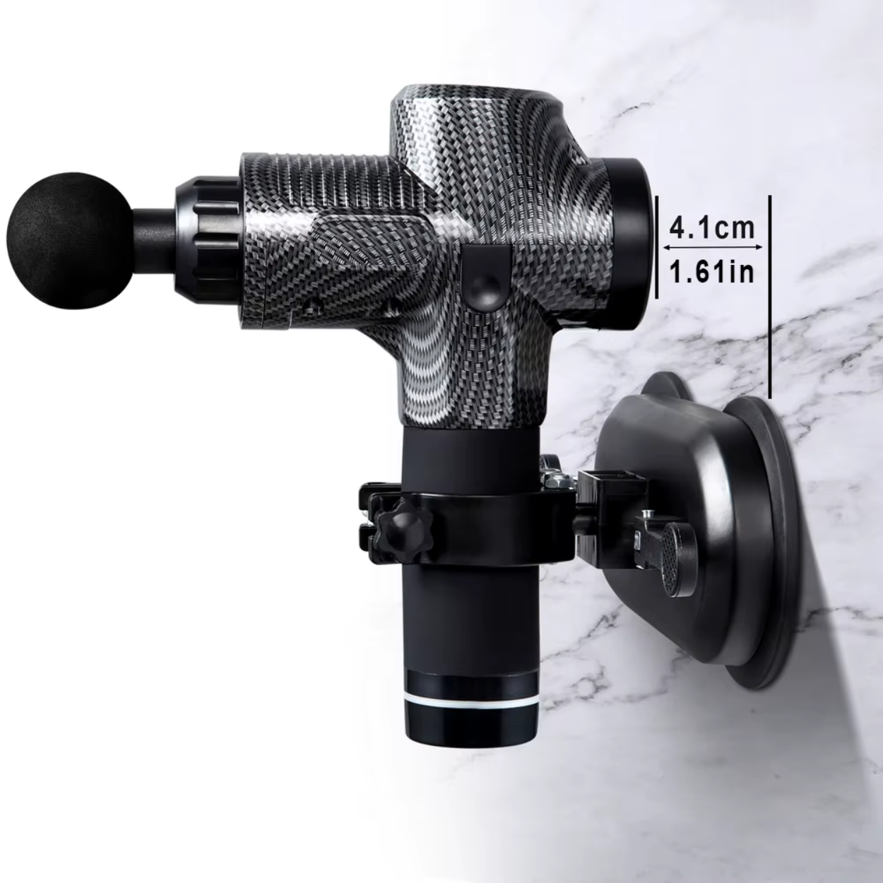 Flexibelt Massagepistol Stativ med Sugkoppar