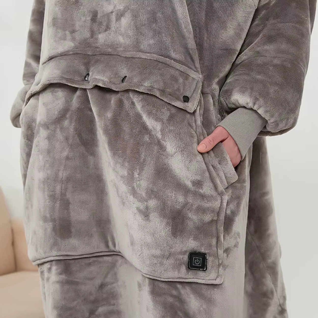 USB Uppvärmd Hoodie för Bekvämt Vinterskydd