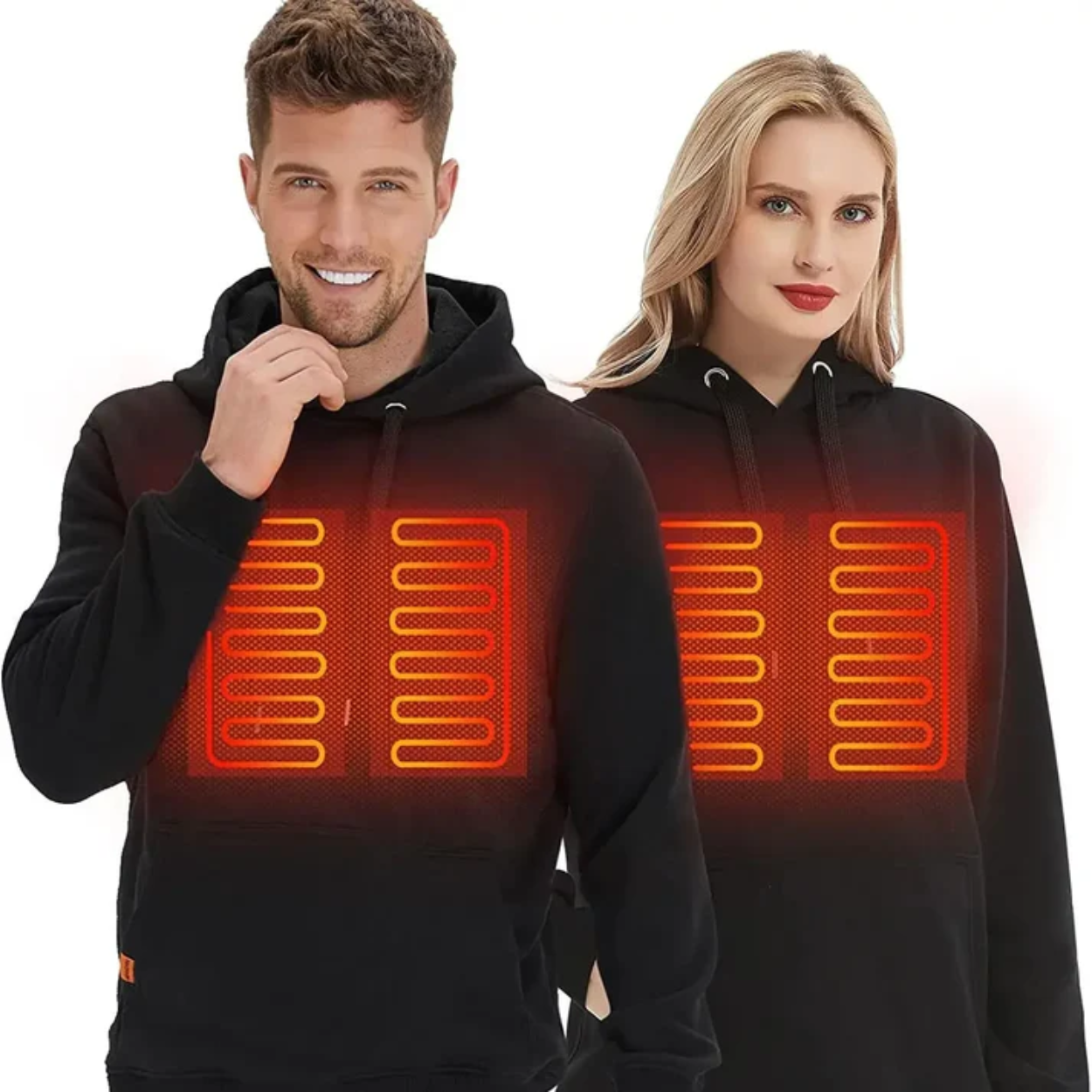 Opvarmet Hoodie til Kold Vinterkomfort
